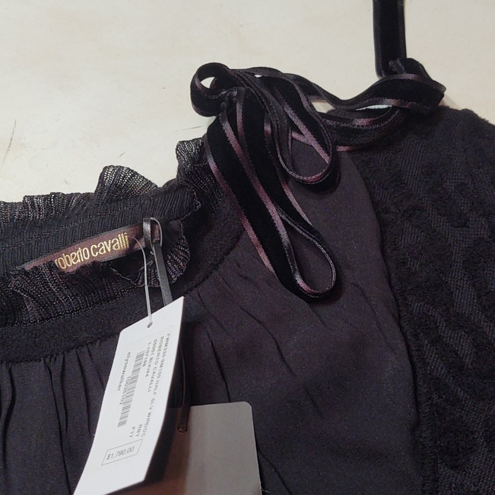 Robert Cavalli Tonal Layered Bell Dress - Picture 13 of 15